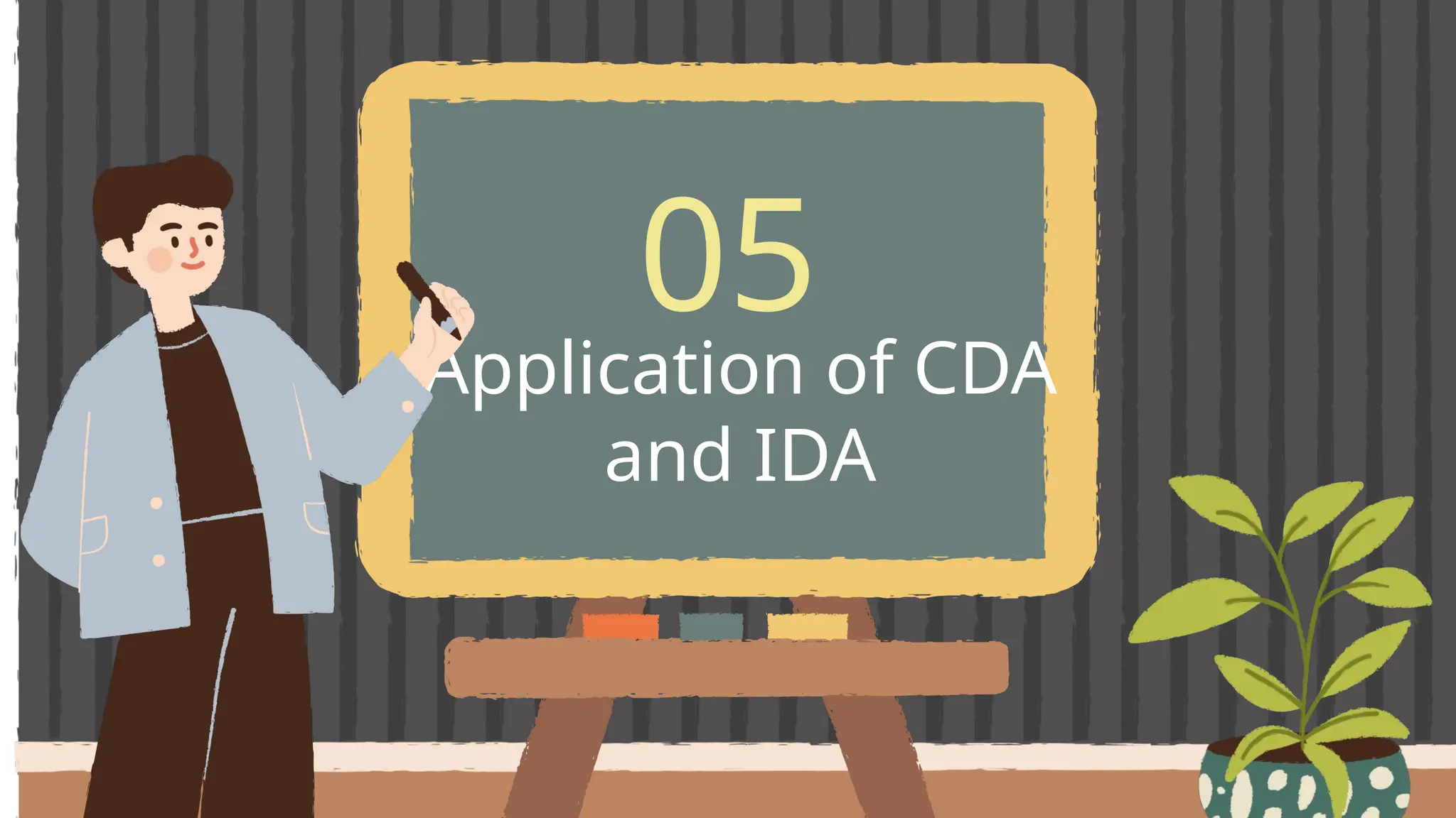 Application of CDA
and IDA
05
 