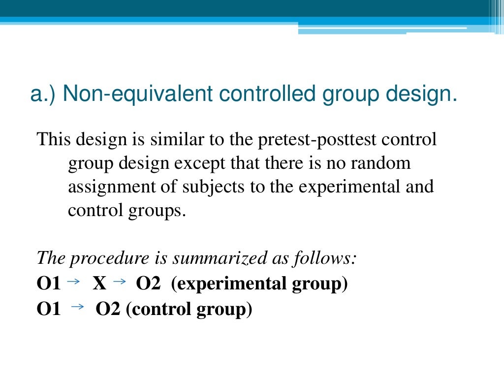 Types Of Experimental Research Ppt