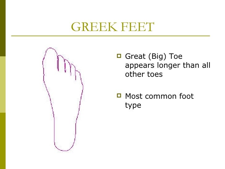 Types Of Feet Slide Show
