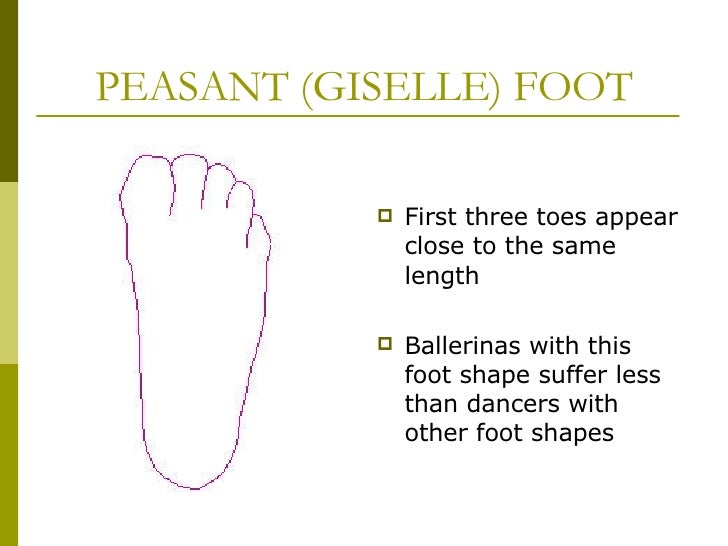 Types Of Feet Slide Show