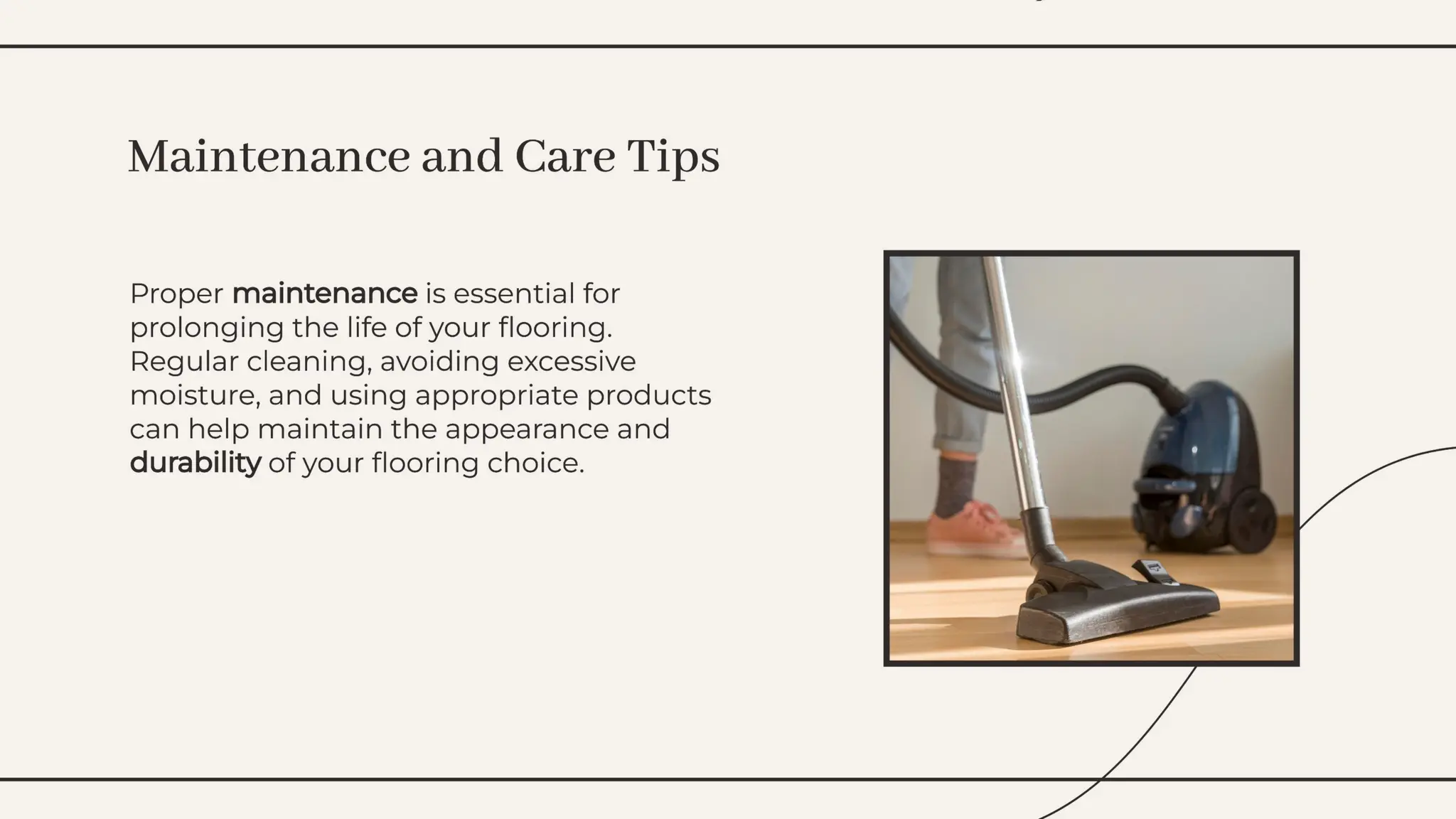 types of flooring materials and their applications