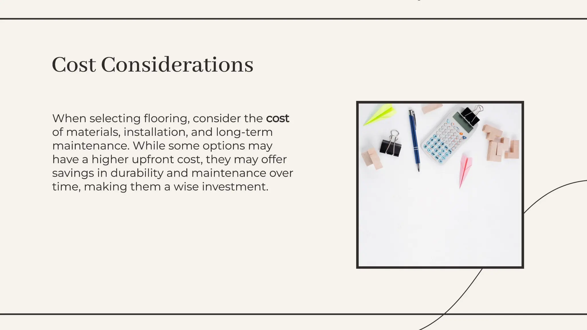types of flooring materials and their applications