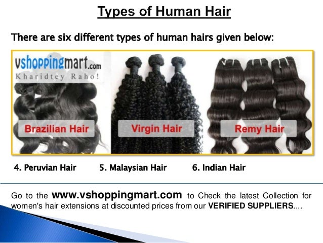 types of human hair