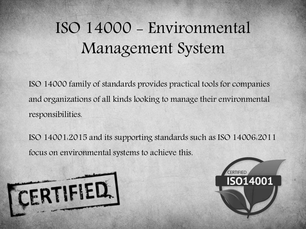 Types of ISO Certification