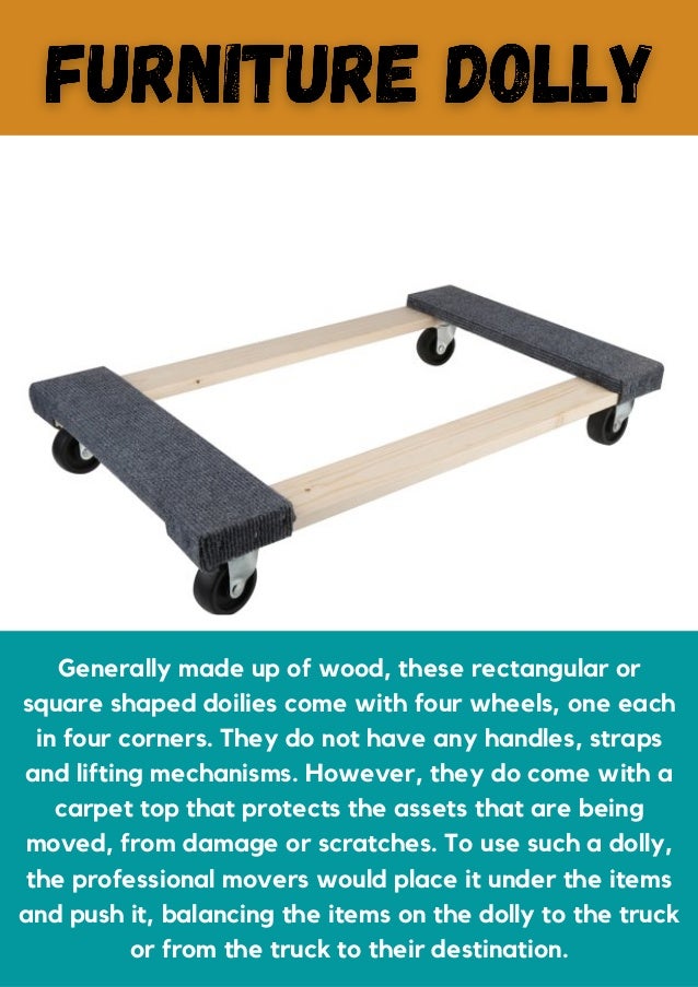 Types of Moving Dollies Used By Professional Removalists