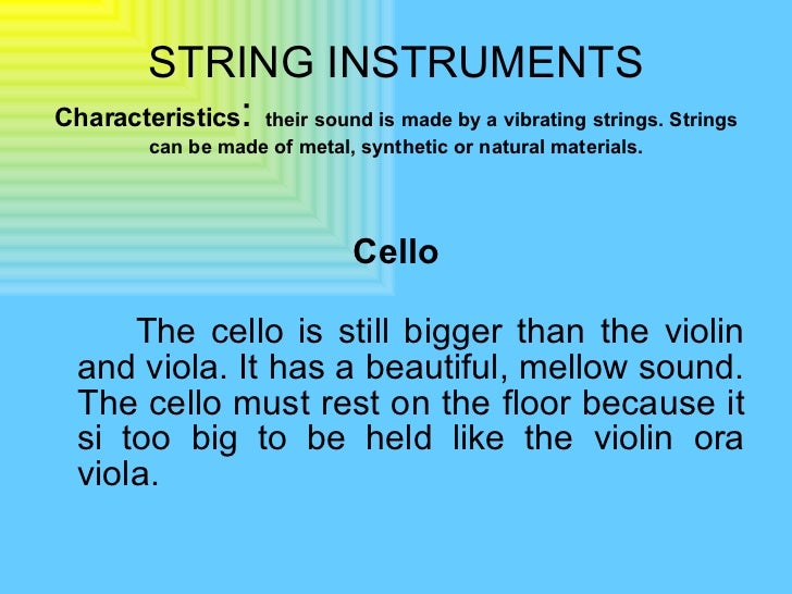 Types Of Musical Instruments