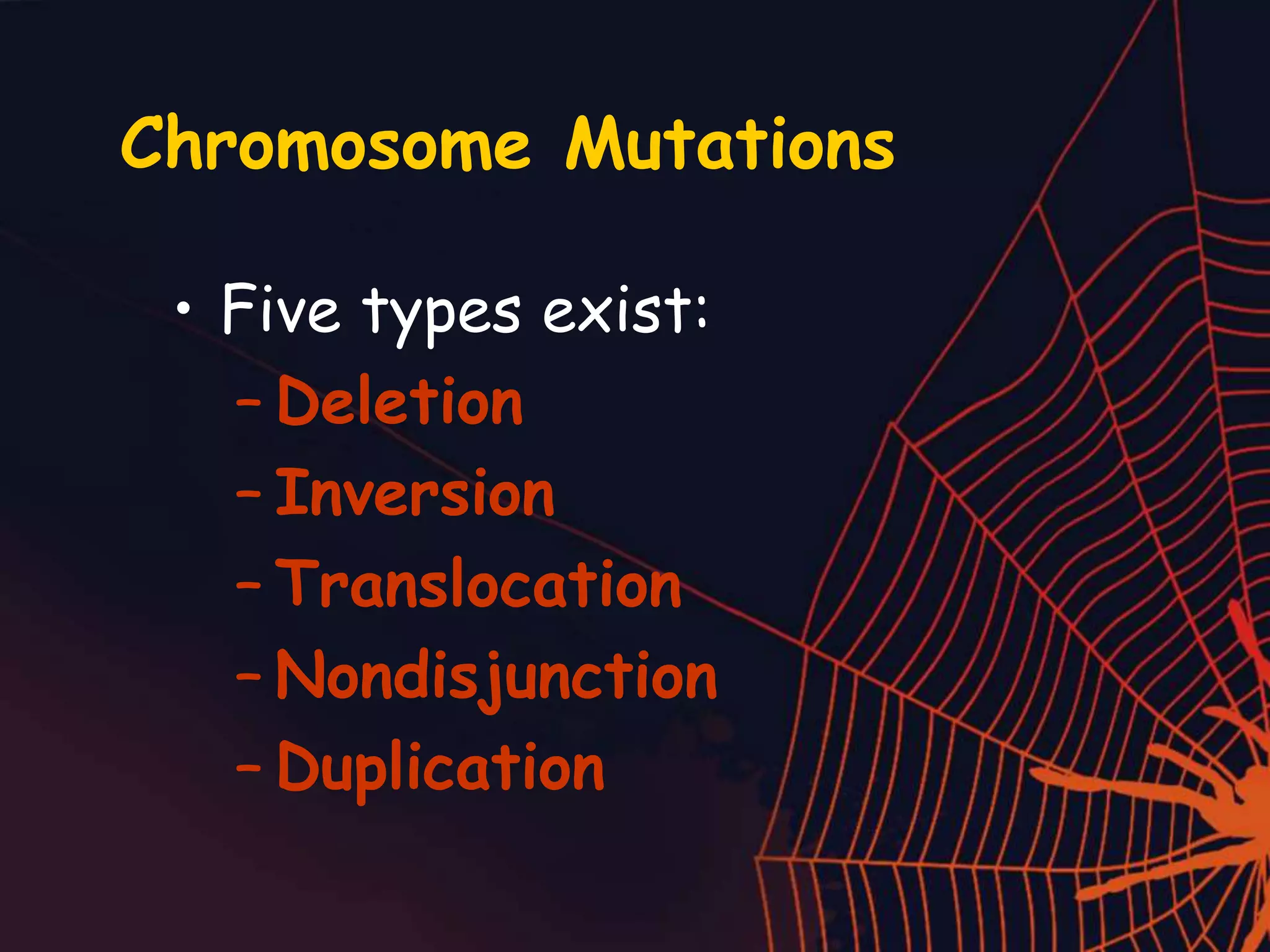 Types of mutations ppt