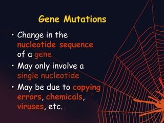 types-of-mutations.ppt for science grade 10 | PPT