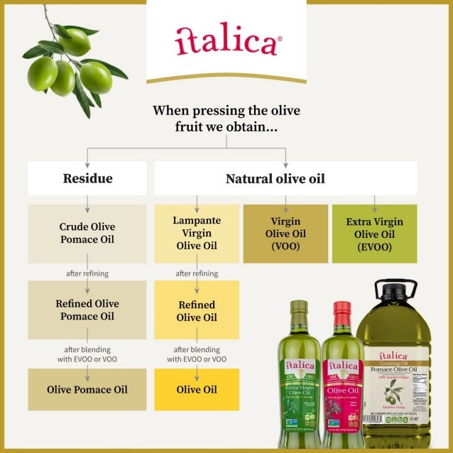 Types of Olive Oil (infographic)