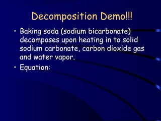 Types of reactions | PPT
