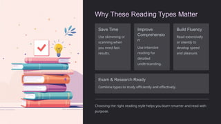 Mastering Different Types of Reading for Study, Research, and Pleasure ...