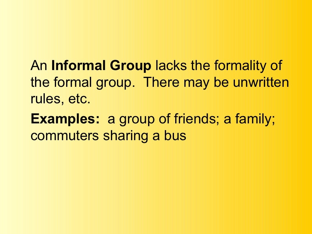 Types Of Social Groups Powerpoint