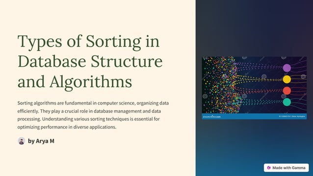 Types-of-Sorting-in-Database-Structure-and-Algorithms.pdf | Programming ...