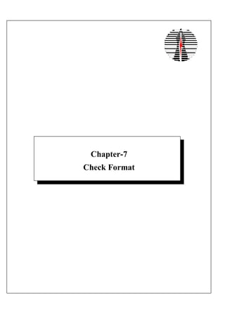 Chapter-7
Check Format
 