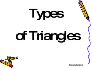 Types  of Triangles jamesstarbuck.com 