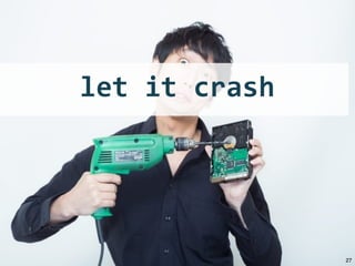 Copyright © 2015 TIS Inc. All rights reserved. 27
let	
  it	
  crash
 