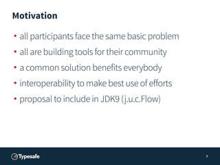 Motivation
• all participants face the same basic problem
• all are building tools for their community
• a common solution...