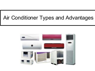 Air Conditioner Types and Advantages
 