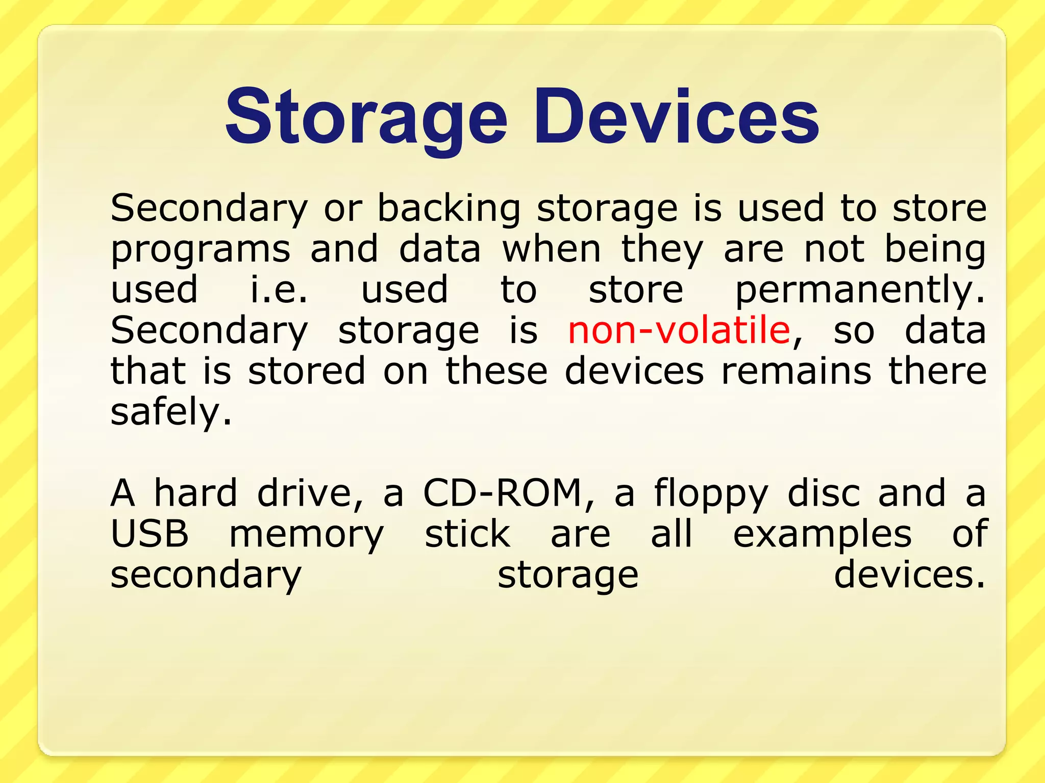 Output Devices 