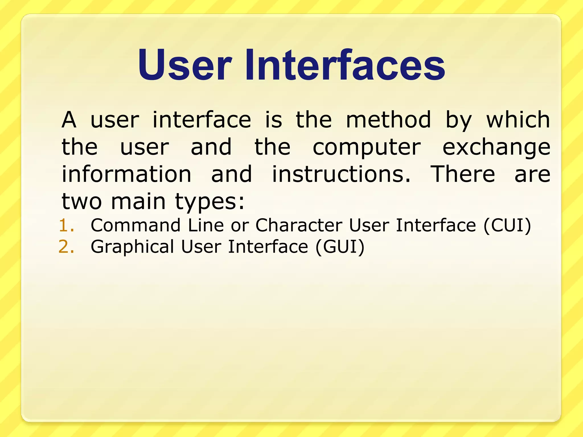 Peripheral Devices	Peripheral devices are not part of the central core of the computer. The general name for extra/additional devices is ‘peripheral devices’. They are usually categorized into input devices, output devices and storage devices.	CD-ROM drive, Mouse, Printer, Speaker, Scanner, Zip drive are some examples of peripheral devices.