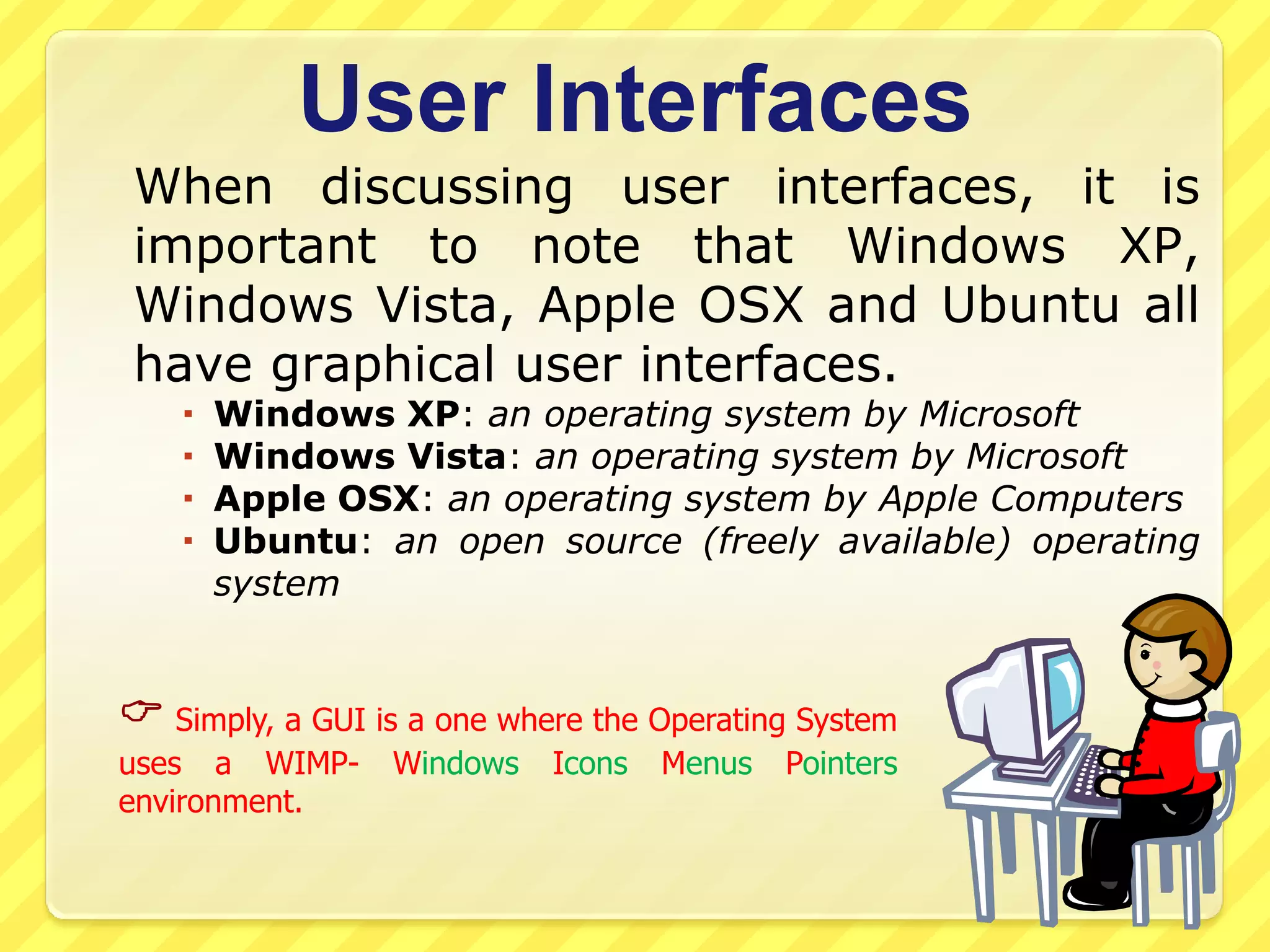 Application Software   An application software is a set of programs that allow computer to perform a specific data-processing job for the user.Special Purpose SoftwareGeneral Purpose Software