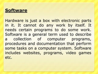 FEATURES OF COMPUTERSpeedAccuracyStorageVersatilityAutomationDiligence