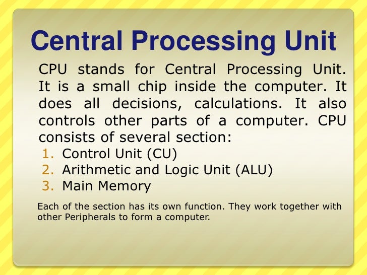 Cpu Components And Functions Pdf Files
