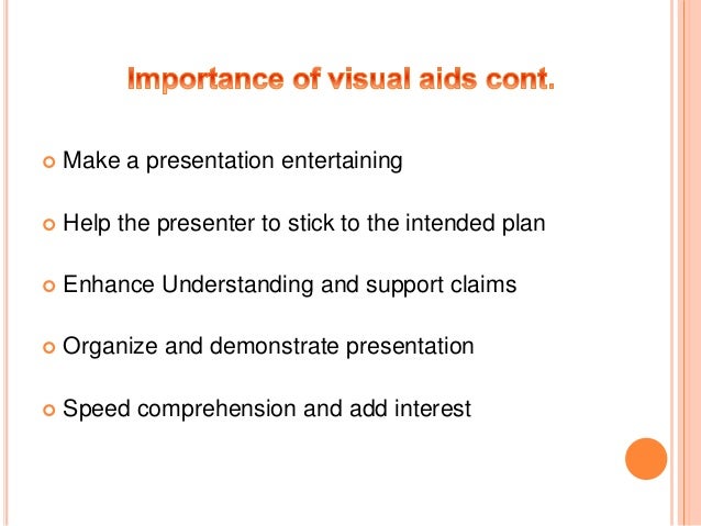 importance of visual aids in presentation