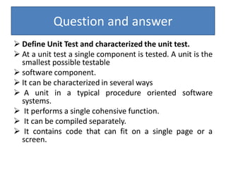 Testble Question Components Types and levels of testing chpter 2 (1).pdf