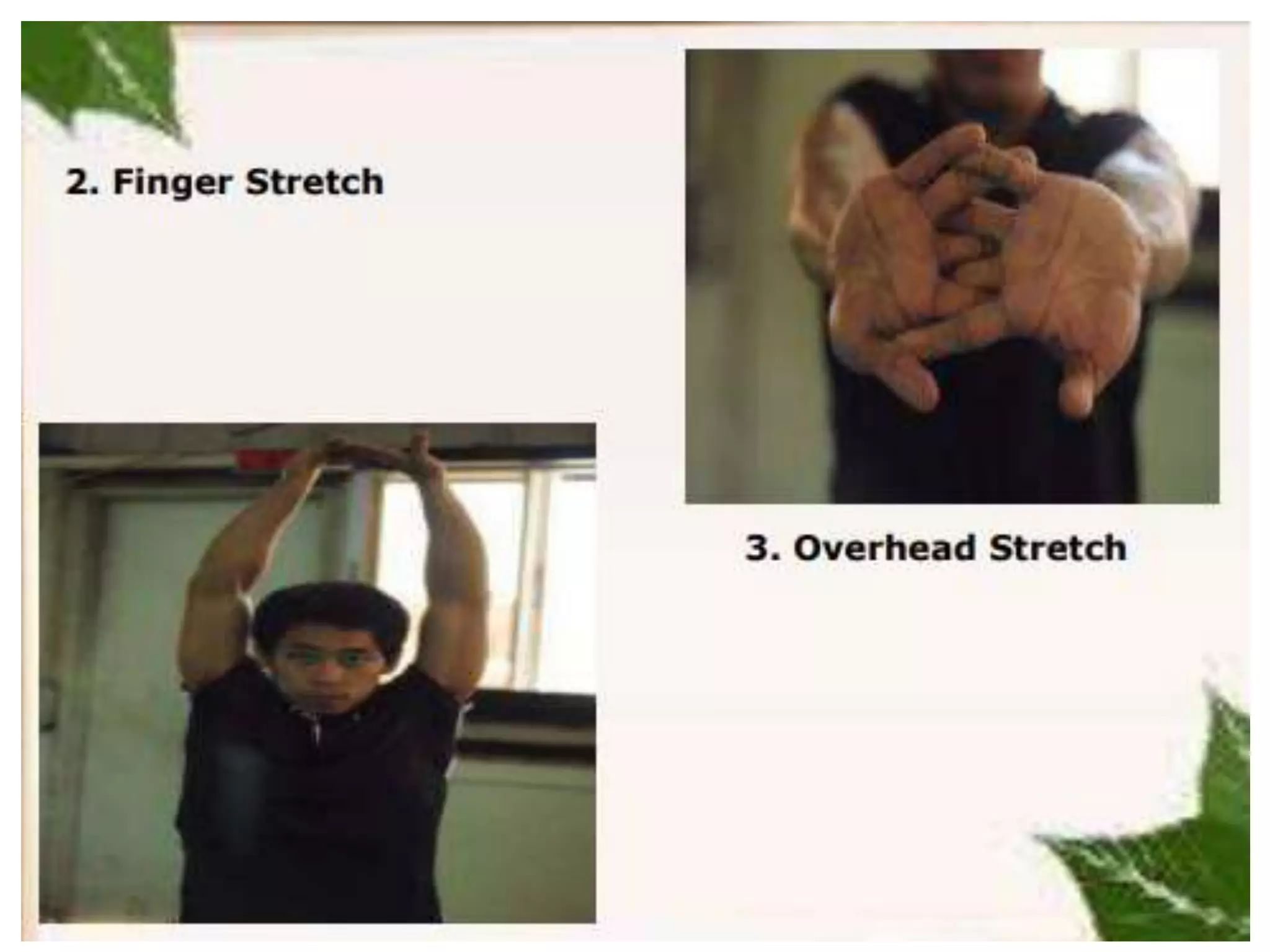 Types and phases of exercise