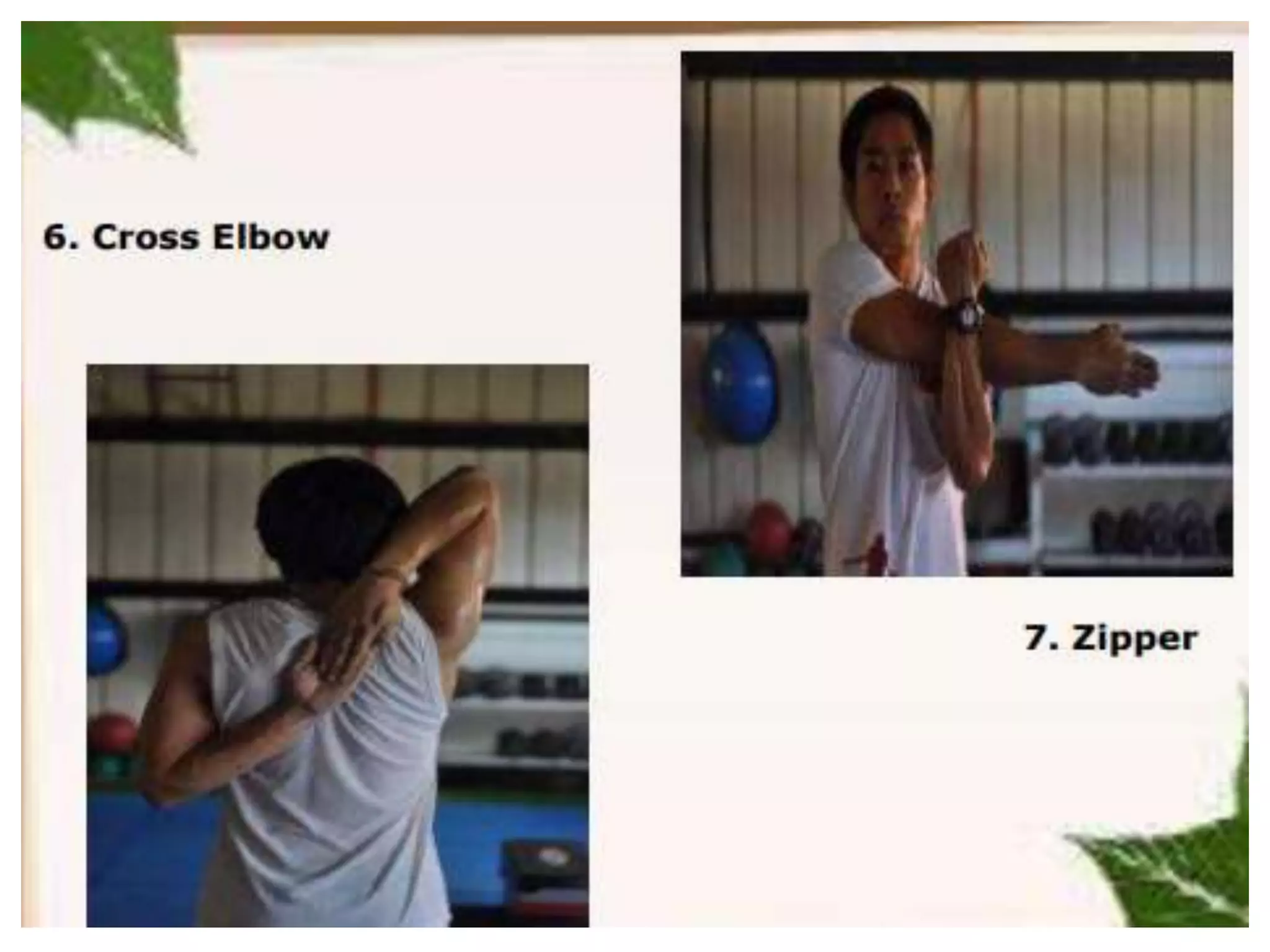 Types and phases of exercise