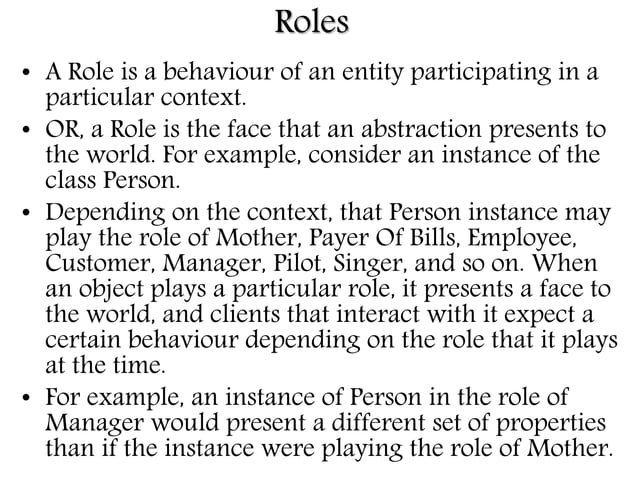 Types and roles | PPTX | Programming Languages | Computing