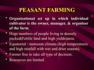 Unsettle Farming System Example farming systems and their types in briefly | PPTX