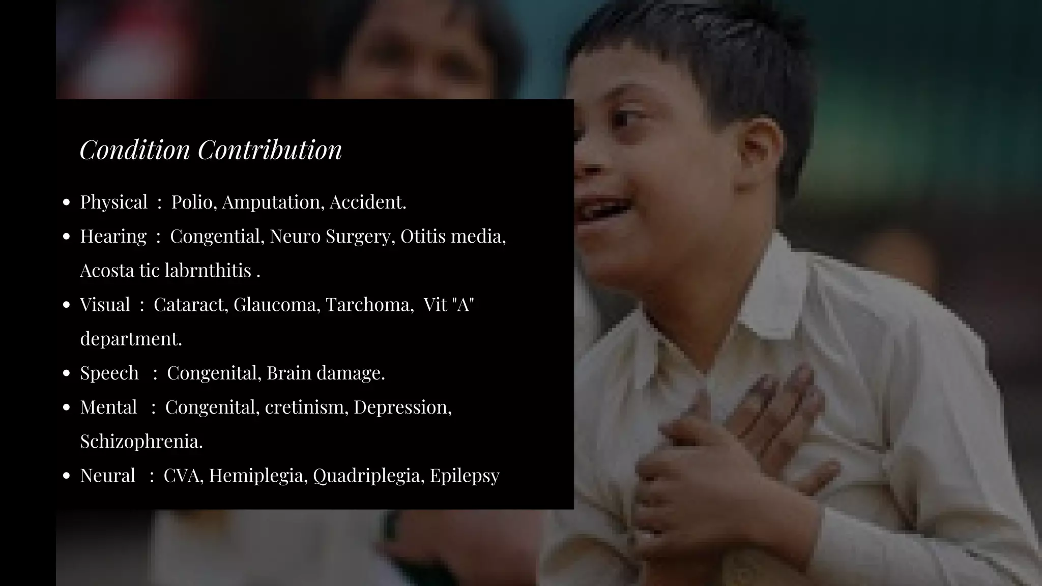 Types & Causes Of Disability In Childrens. | PDF