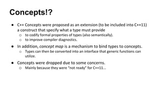 Types, classes and concepts | PPT