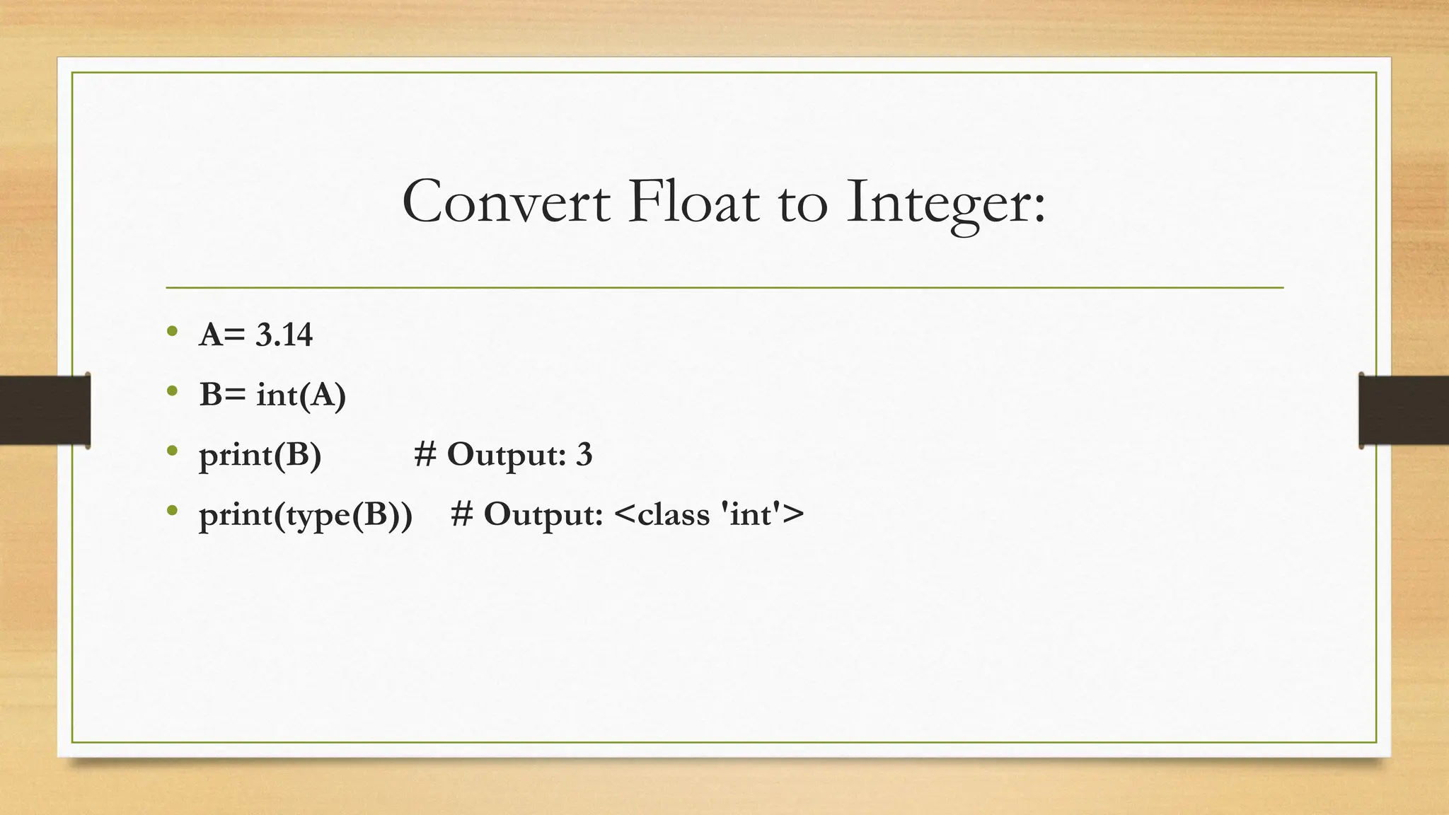 types conversion in python with exa.pptx