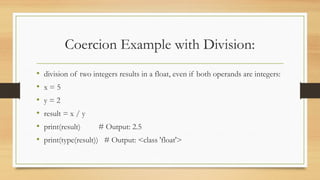 types conversion in python with exa.pptx