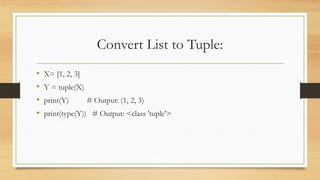 types conversion in python with exa.pptx