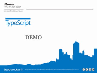 Except where otherwise noted, this work is licensed under: http://creativecommon.org/licenses/by-nc-sa/3.0/
DEMO
 