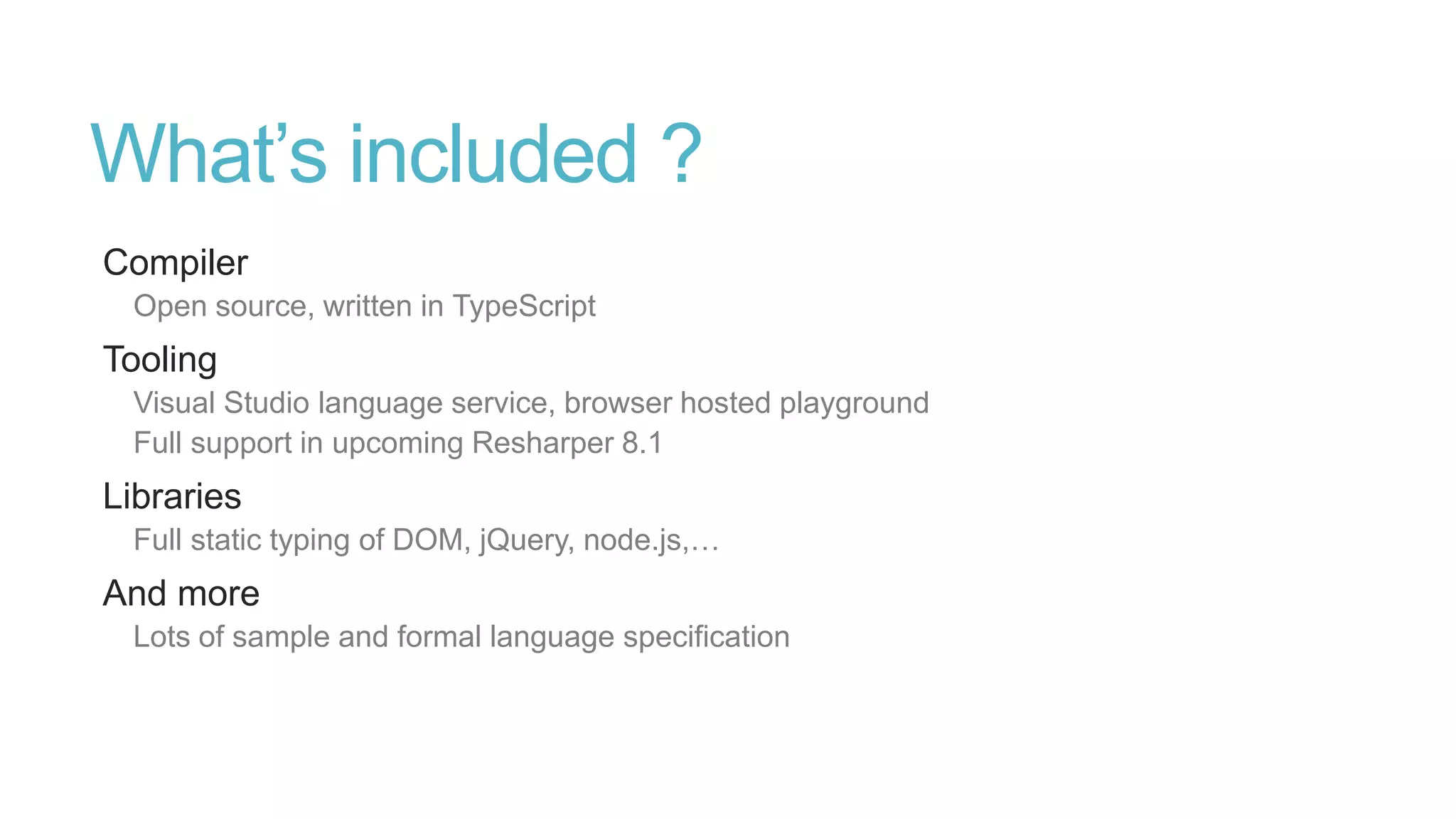 Demo
TypeScript multi-modules application
 
