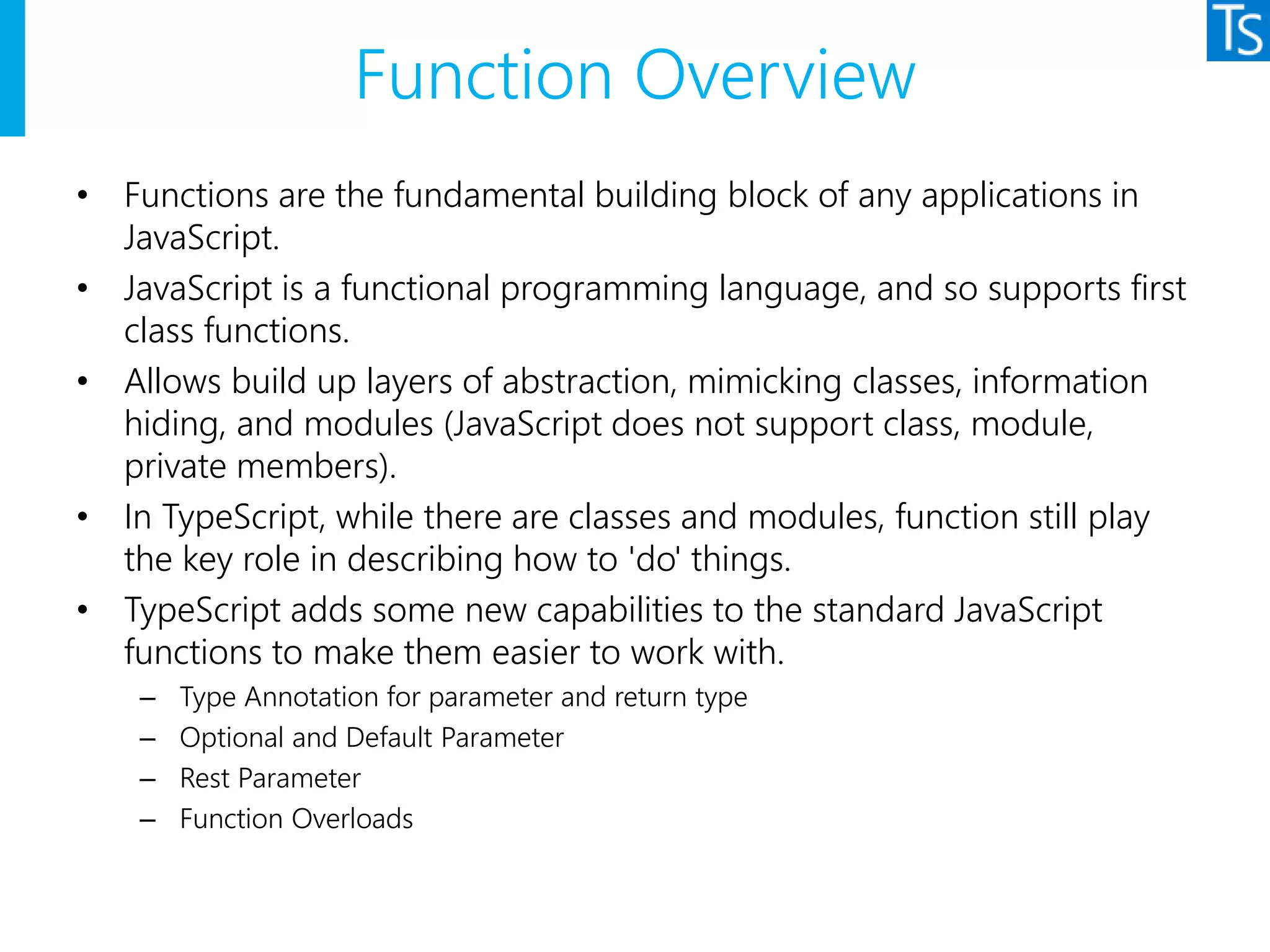 TypeScript Overview | PPT