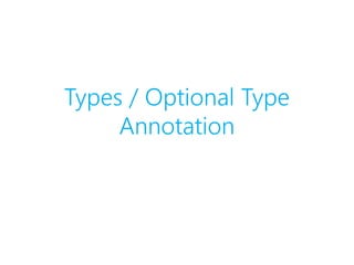 TypeScript Overview | PPTX