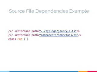 Source File Dependencies Example
 