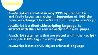 4
Javascript
 