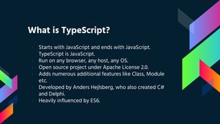 Introduction to TypeScript | PDF