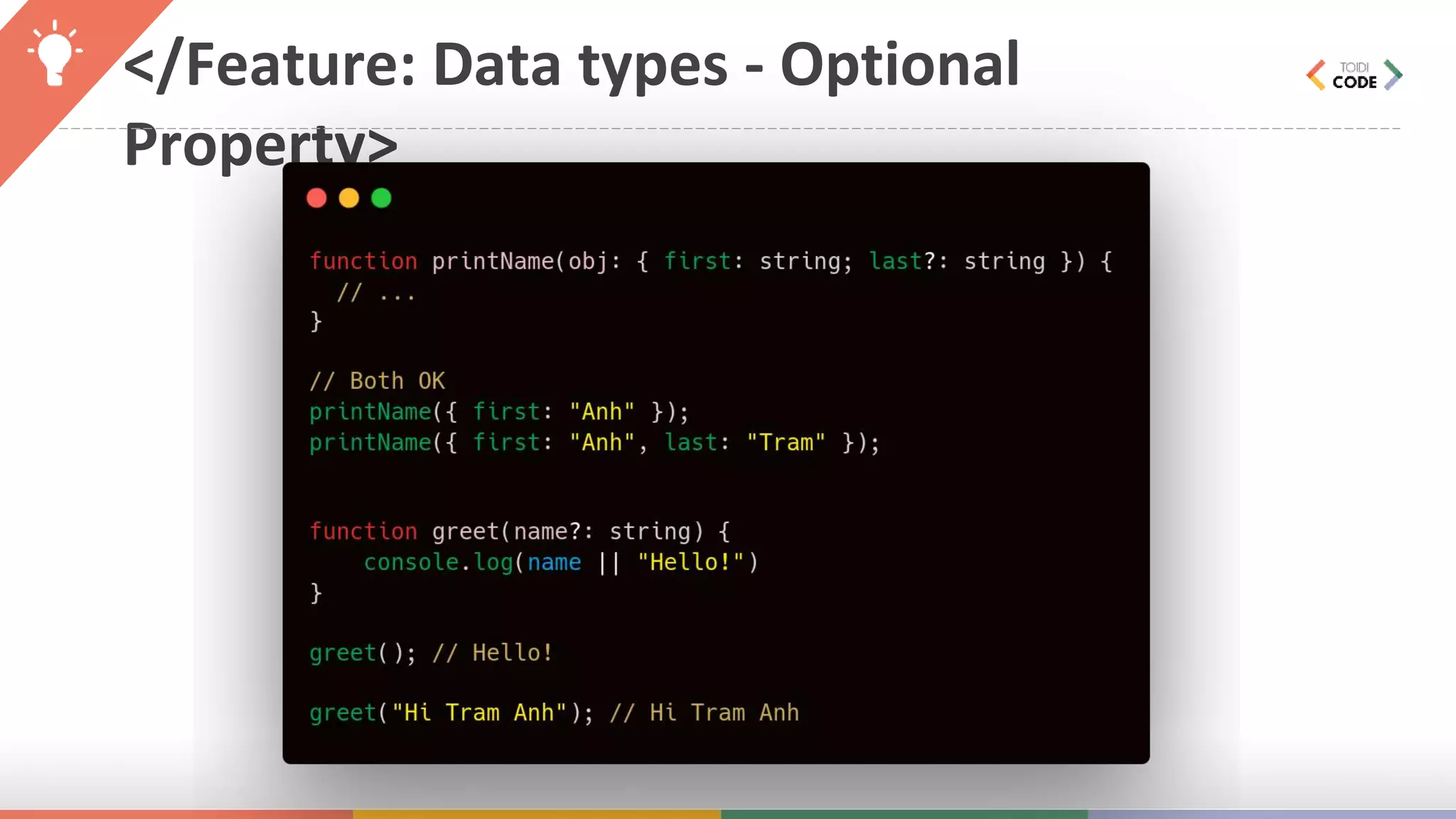 </Feature: Data types - Optional Property> 