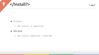 Typescript G. Image TypeScript Introduction | PPTX