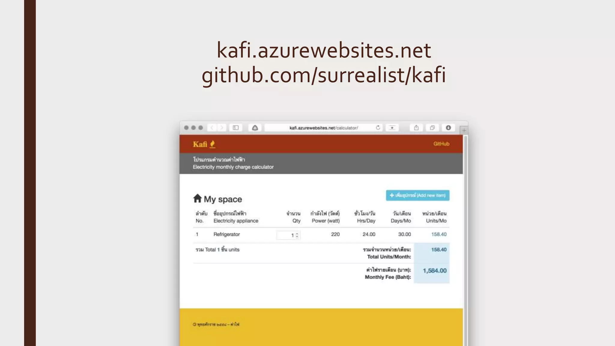 kafi.azurewebsites.net github.com/surrealist/kafi 