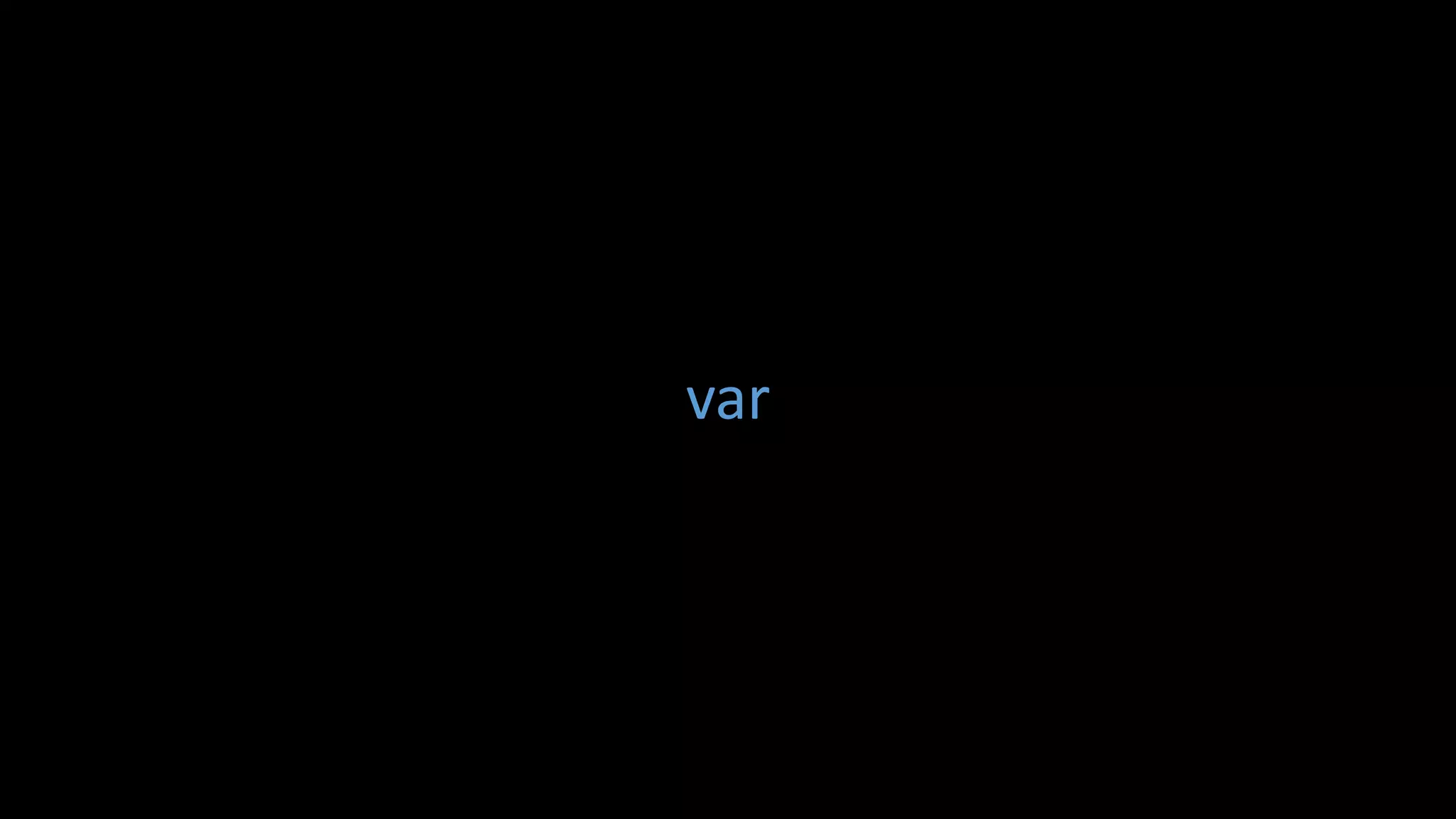 var
 