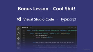 Bonus Lesson - Cool $hit!
@fvcproductions
 